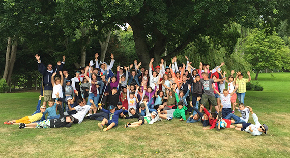 Photo de groupe de la colonie Imbranville 2017