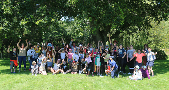 Photo de groupe de la colonie Imbranville 2021